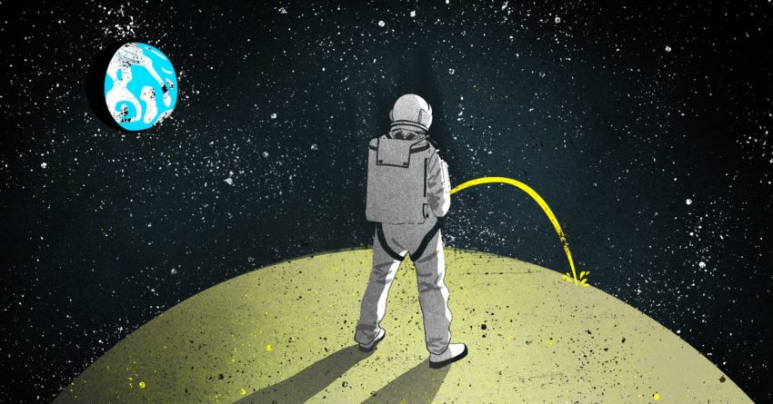 On the Moon, Astronaut Pee Will Be a Sizzling Commodity