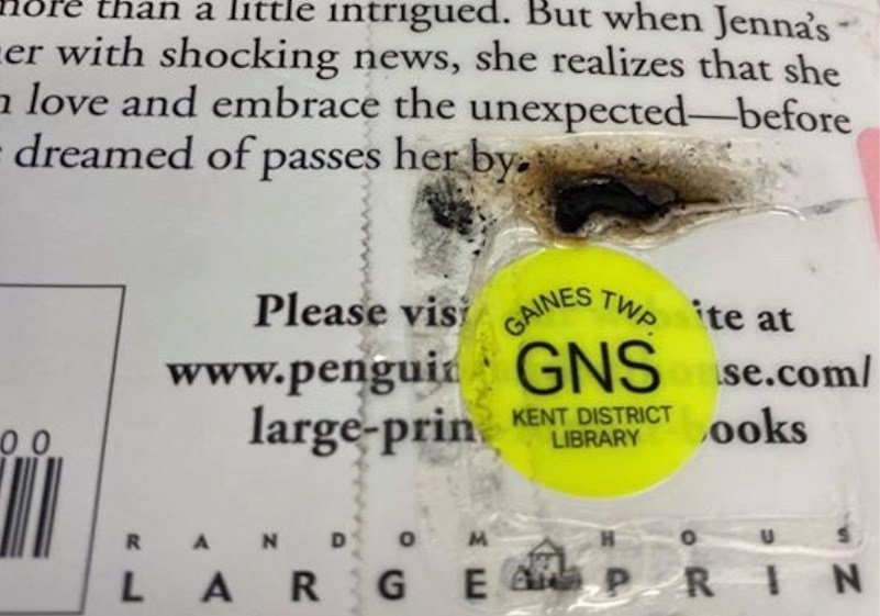 Please don’t microwave your library books