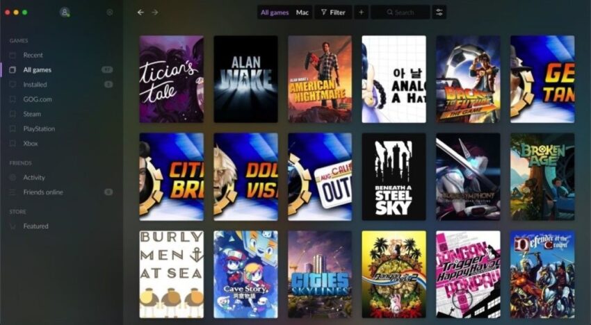 GOG Galaxy 2.0 adds educated Legend Video games Retailer integration