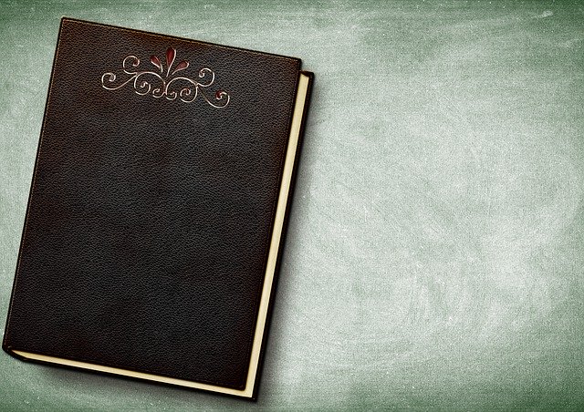 Book Embossing Leather Book Cover  - DarkWorkX / Pixabay