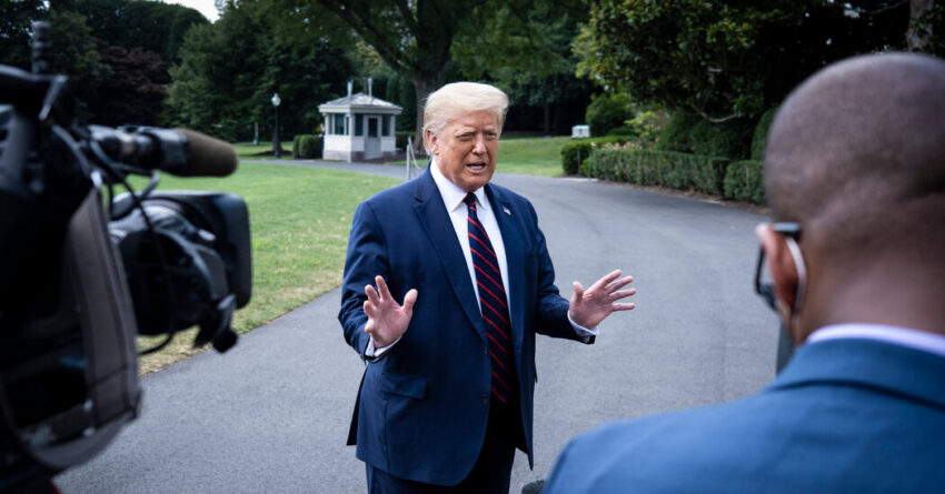 Michigan Threatens to Toddle From Trump as He Goes Gentle on Airwaves