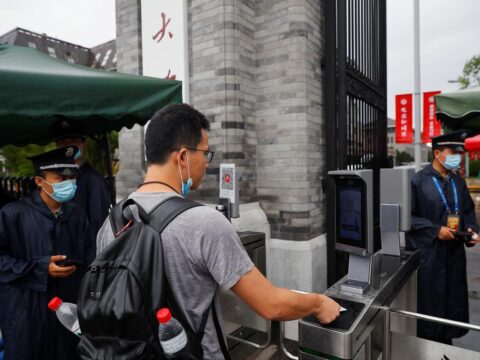 Facial recognition and bathtime bookings: How China’s universities are reopening