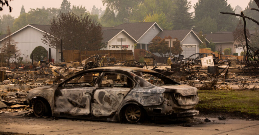 A Contemporary Entrance in the Biden-Trump Battle for the Suburbs: Wildfires